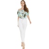 image:imageWispy Cereus Light Blue Family Matching Hawaiian ClothesWomen Smock Top