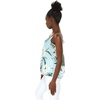 image:imageWispy Cereus Light Blue Family Matching Hawaiian ClothesWomen Spaghetti Strap Top