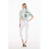 image:imageWispy Cereus Light Blue Family Matching Hawaiian ClothesWomen Tie Front Shirt