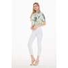 image:imageWispy Cereus Light Blue Family Matching Hawaiian ClothesWomen Tie Front Shirt