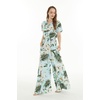 image:imageWispy Cereus Light Blue Family Matching Hawaiian ClothesWomen Wide Legged With Pockets Jumpsuit