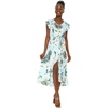image:imageWispy Cereus Light Blue Family Matching Hawaiian ClothesWomen Wrap Ruffle
