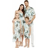 image:imageWispy Cereus Light Blue Family Matching Hawaiian ClothesGirl Halter