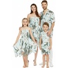 image:imageWispy Cereus Light Blue Family Matching Hawaiian ClothesGirl Ruffle Tank