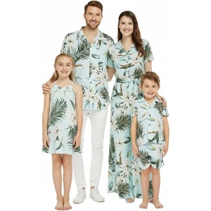 image:imageWispy Cereus Light Blue Family Matching Hawaiian ClothesGirl Tank