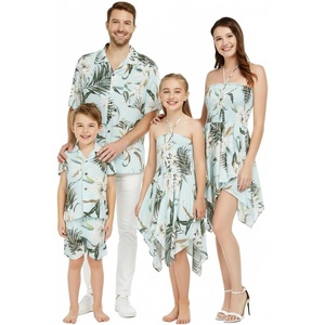 image:imageWispy Cereus Light Blue Family Matching Hawaiian ClothesWomen Fairy