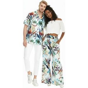 image:imageMatchable Couple Hawaiian Shirt or Pants Digital Signature PrintsWomen Lost in Paradise